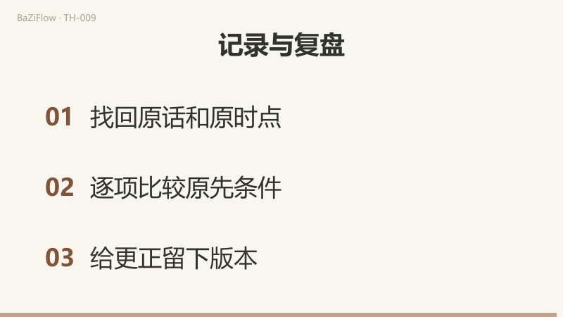 先对比准备（材料备齐）与确认（收到答复）；再按周五期限、下周答复、日期分开的顺序说明不能延长原期限；最后列出三项核对：找回原话和原时点、逐项比较原先条件、给更正留下版本。