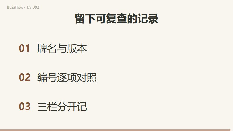 三幕演示：RWS、马赛、托特并排对照；看见、书里写、我想到三栏笔记；换牌组前的三项自查。