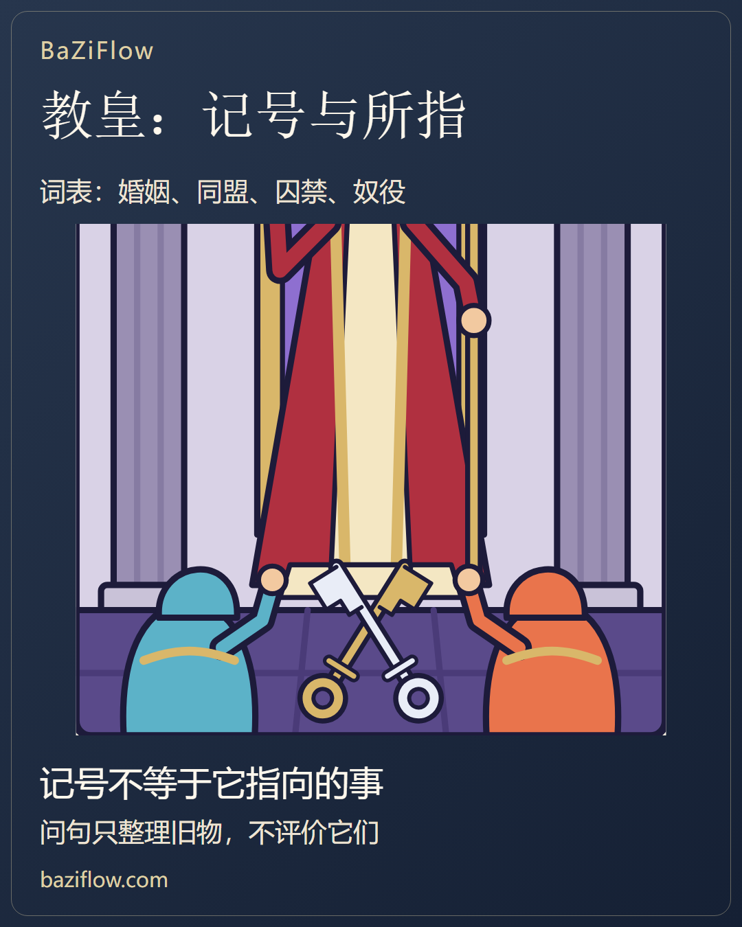 教皇:先问记号指向什么