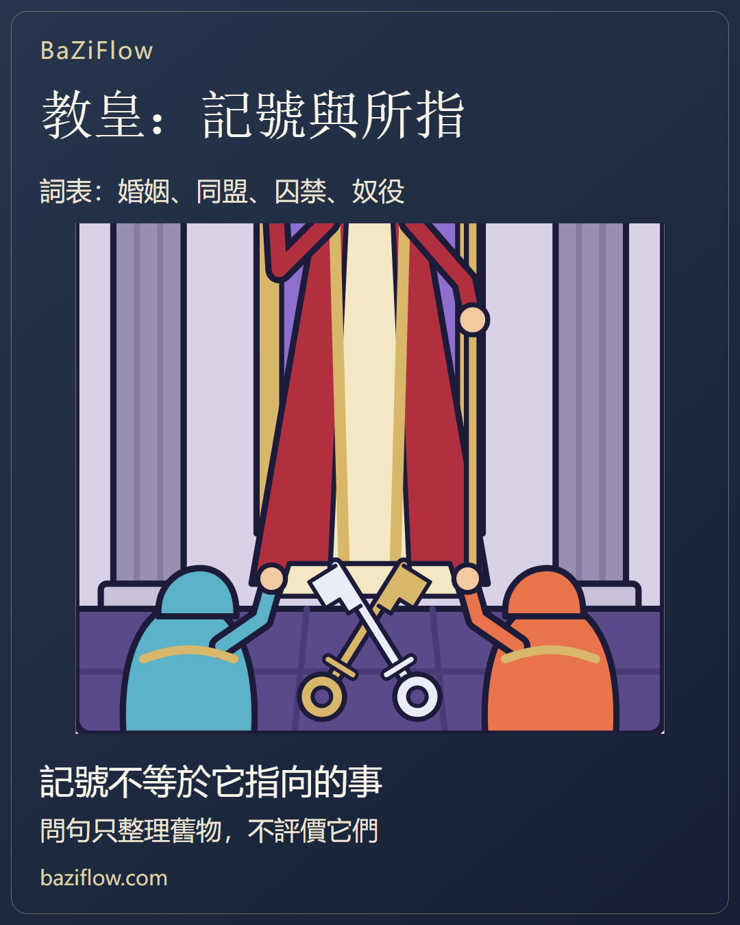 教皇:先問記號指向什麼