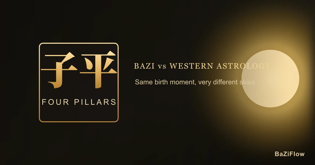 BaZi vs Western Astrology: The Real Differences (and Which Is More Accurate)