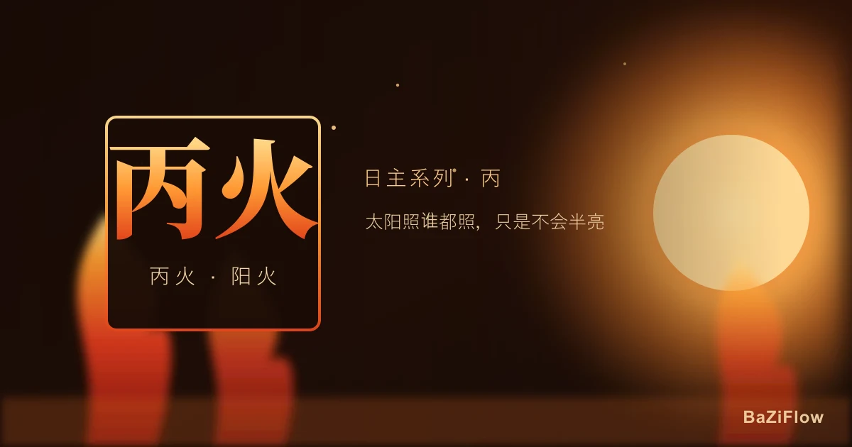 丙火日主:性格、事业、感情与大运全解