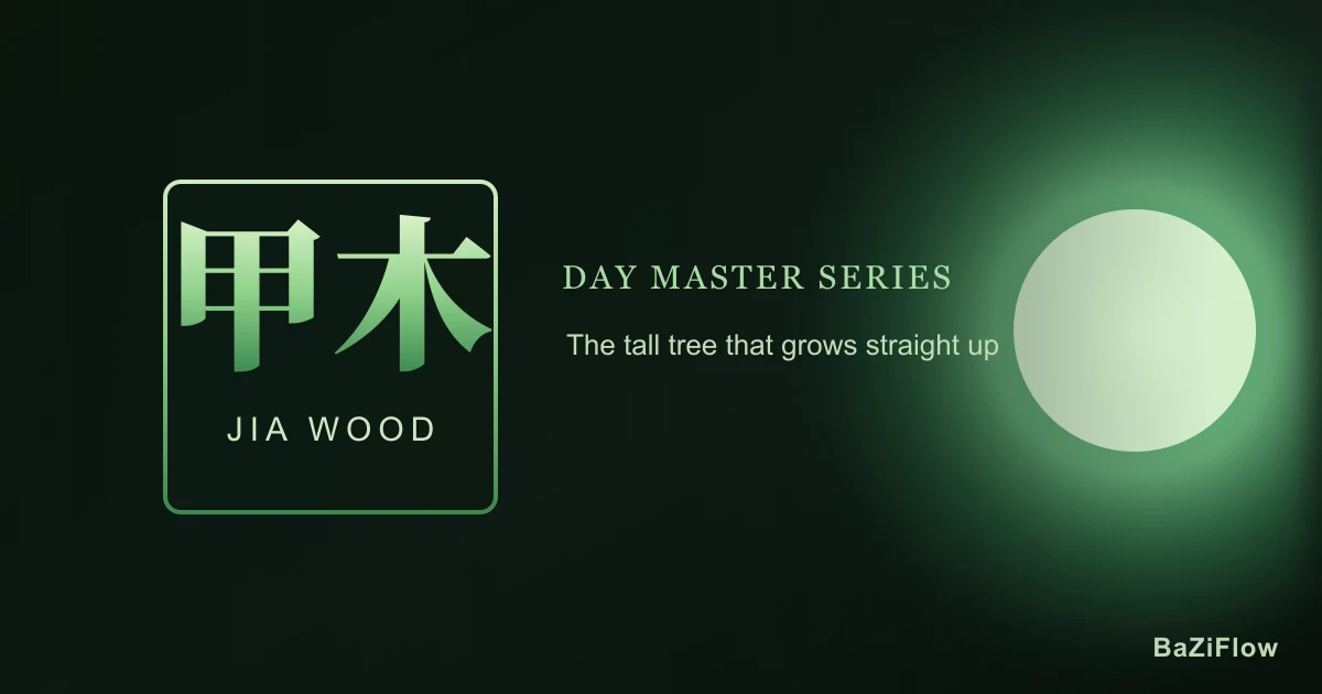Jia Wood Day Master (甲木): Personality, Career, Love and Luck