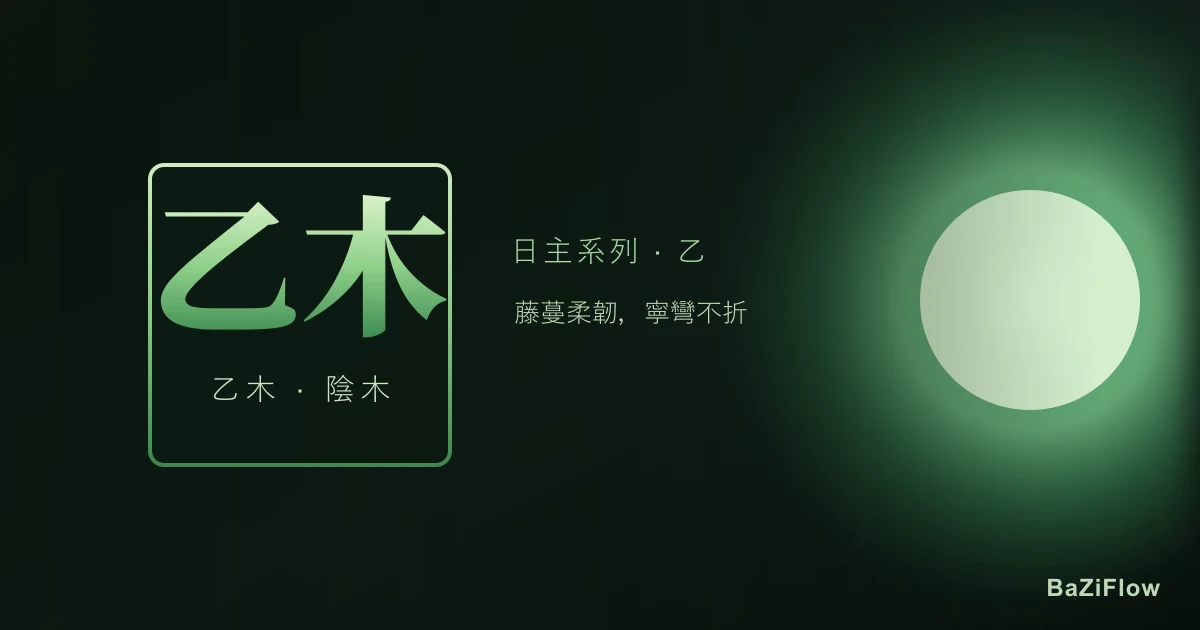 乙木日主:個性、事業、感情與大運全解